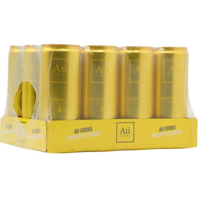 AU Vodka Pineapple Crush Cans