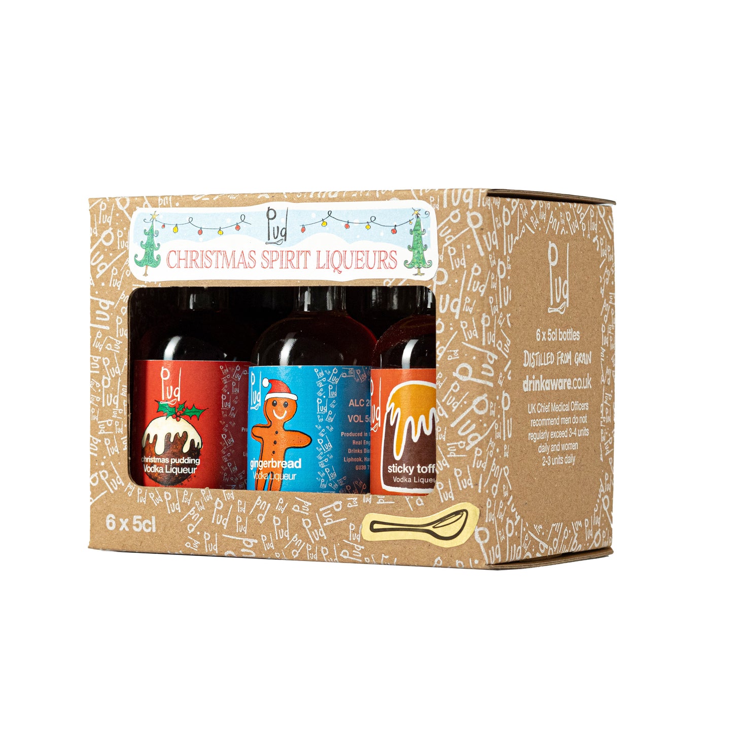 5cl giftbox vodka liqueurs Pud
