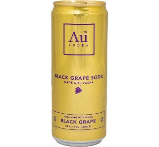 AU Vodka Black Grape Cans