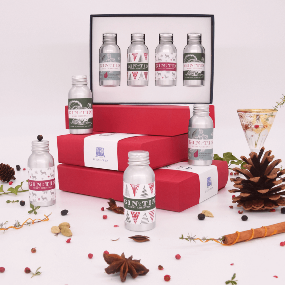 Gin In A Tin Festive Friendly Gin Tipple Giftset