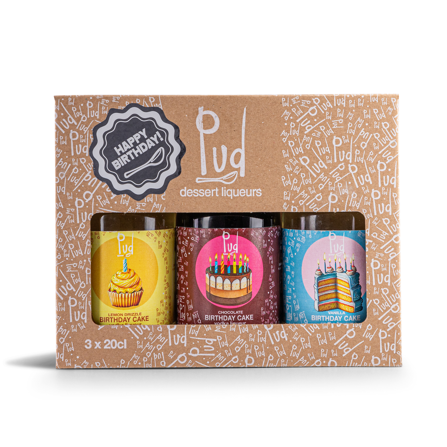 
                  
                    Birthday Cake Pud Gift Box (3 x 20cl)
                  
                
